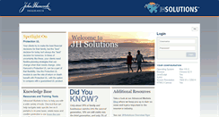 Desktop Screenshot of jhsolutions.com